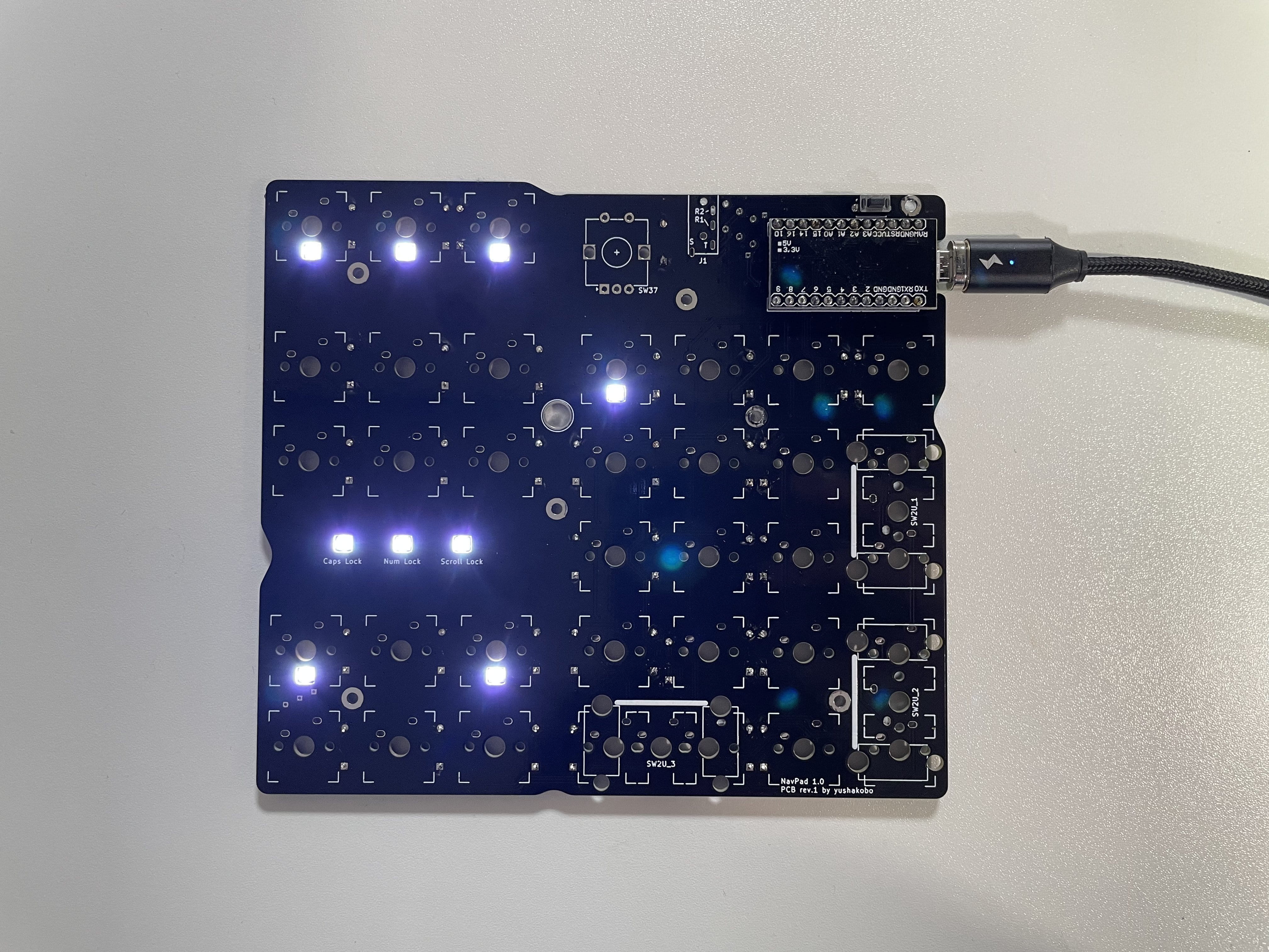 LEDの確認